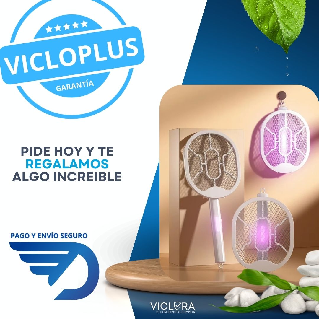 Raqueta Eléctrica UltraKill – Mosquitos Eliminados al Instante + REGALO