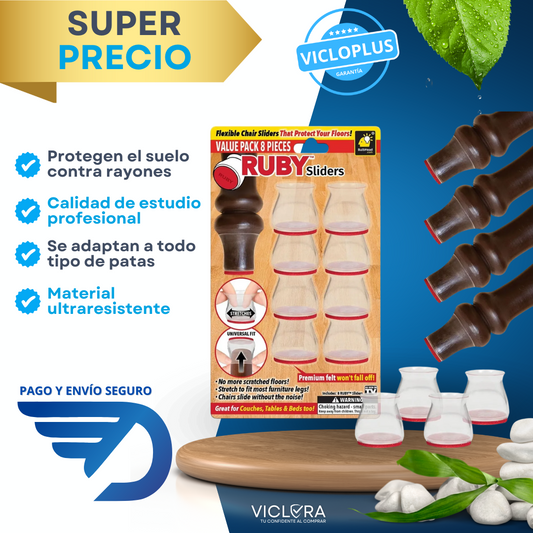 Pack de 8 Protectores de Silicona Ultraresistentes