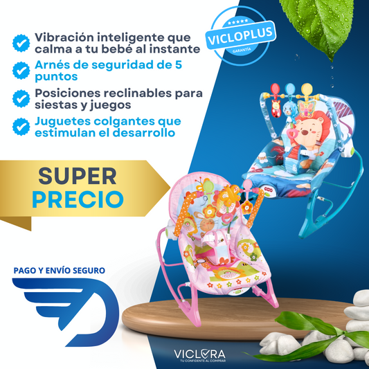 SILLA MECEDORA DE BEBÉ CON VIBRACIÓN INTELIGENTE