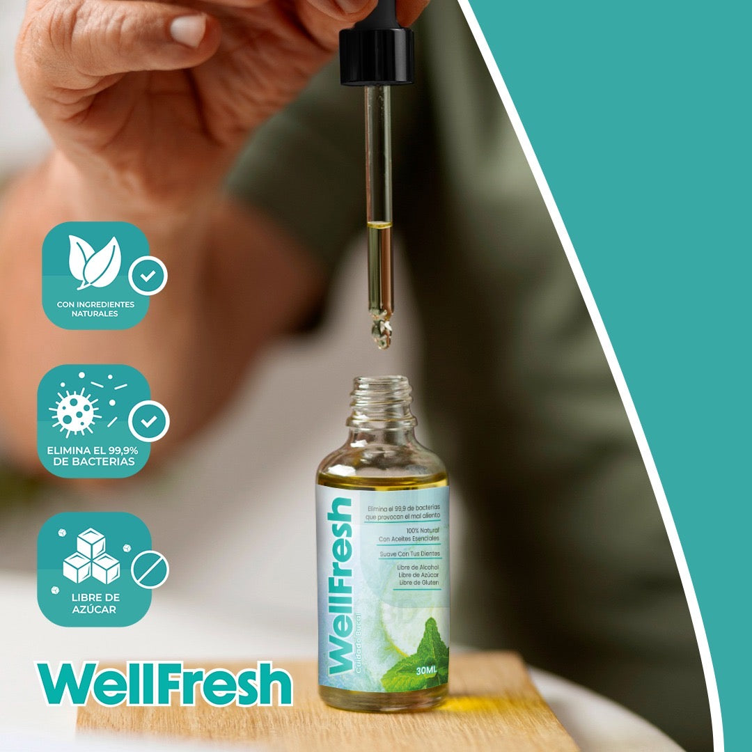 Wellfresh – La Fórmula Natural Que Elimina el Mal Aliento Desde la Raíz