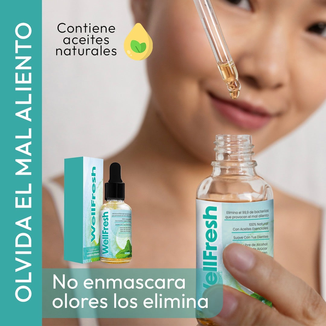 Wellfresh – La Fórmula Natural Que Elimina el Mal Aliento Desde la Raíz