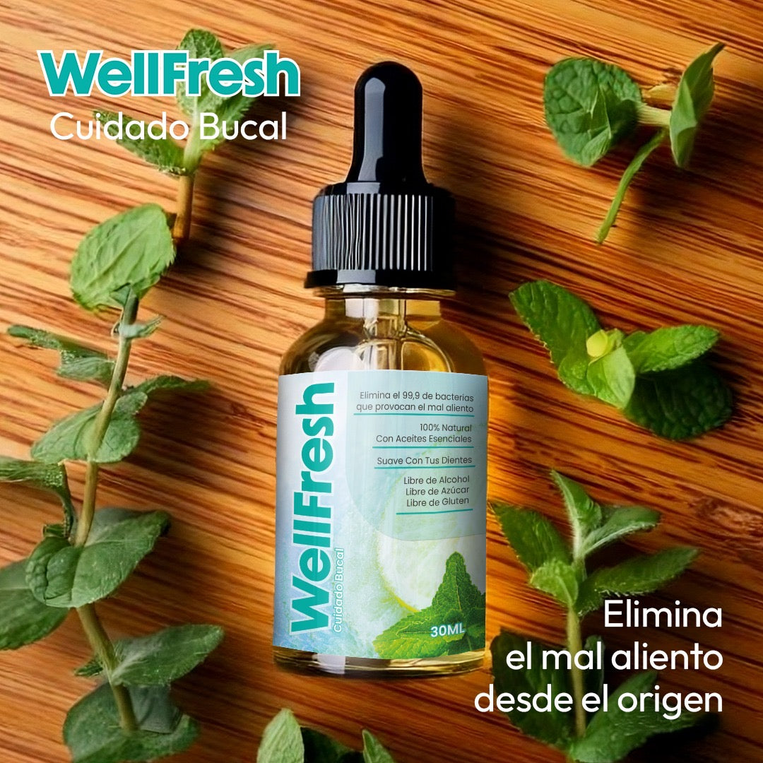 Wellfresh – La Fórmula Natural Que Elimina el Mal Aliento Desde la Raíz