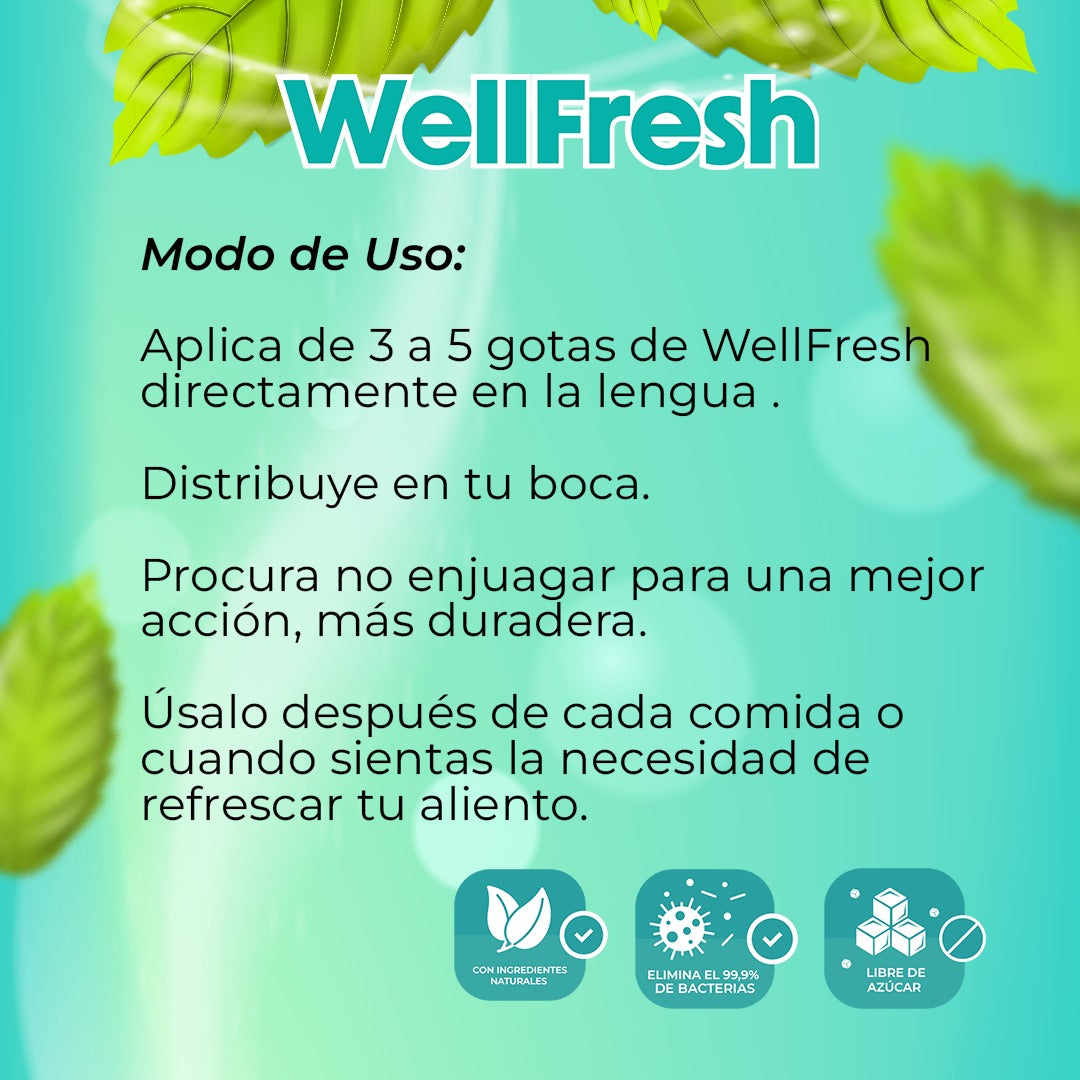 Wellfresh – La Fórmula Natural Que Elimina el Mal Aliento Desde la Raíz