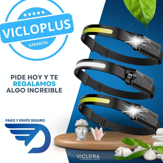 Trilux Pro 350 X 3: Linterna Frontal LED de Alta Potencia + REGALO