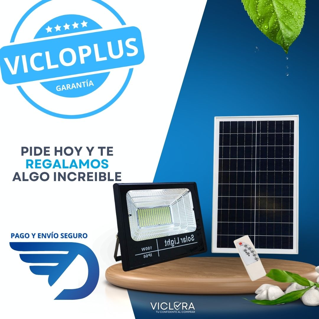 LumiSolar 100W – Reflector Solar Inteligente + REGALO