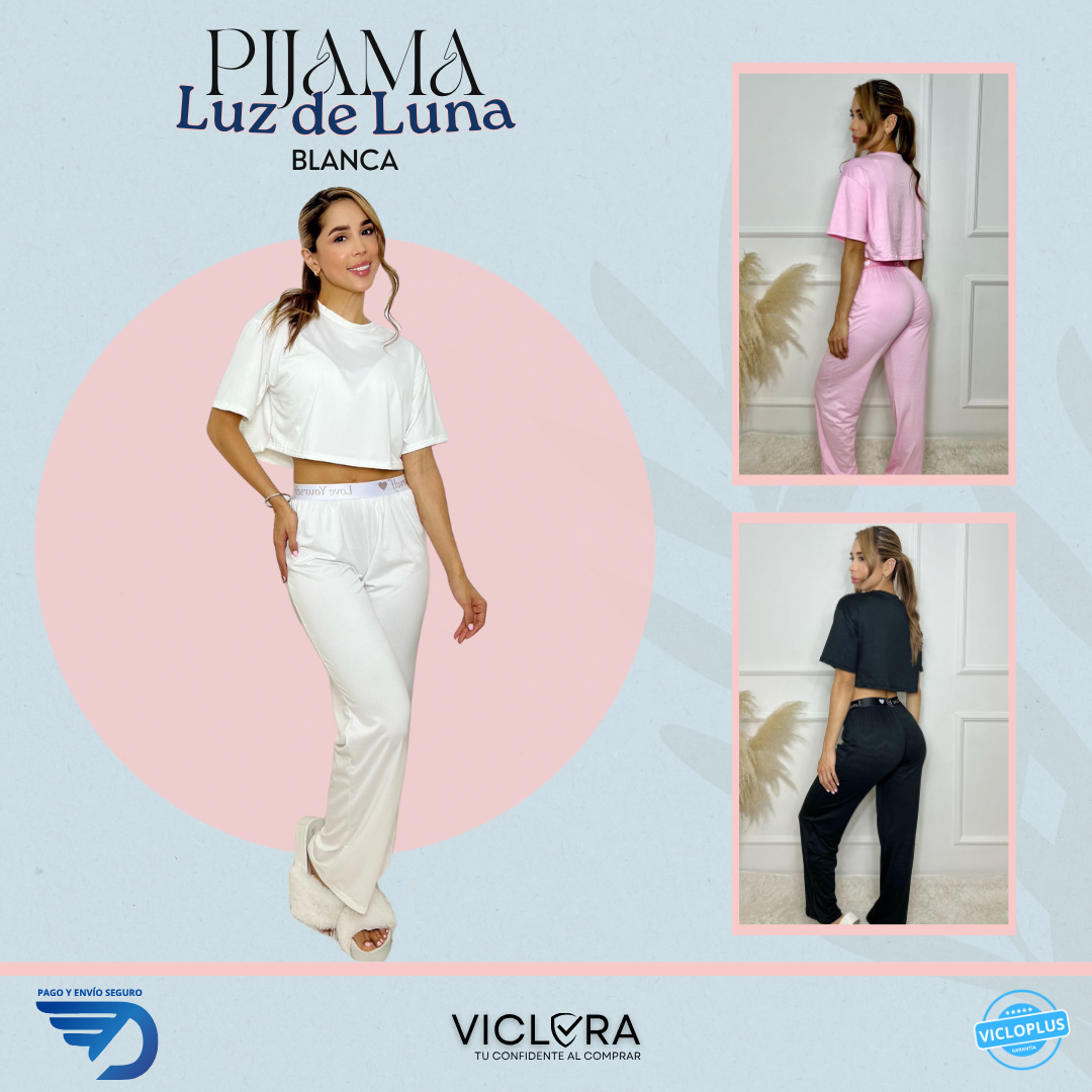 PIJAMA DULCE ANHELO - TELA EN PIEL DE DURAZNO - TALLAS (S, M, L, XL)
